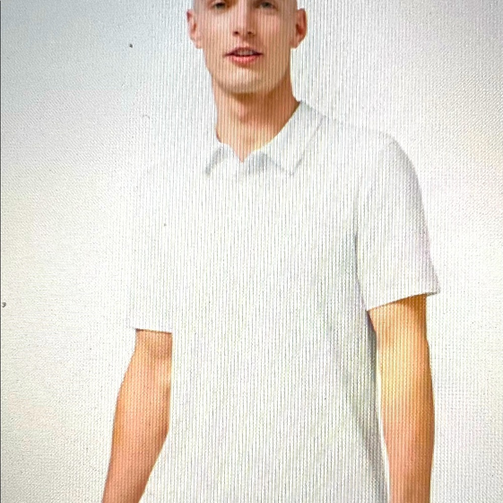 Mens Size L Lululemon Snap Front. Performance Polo shirt